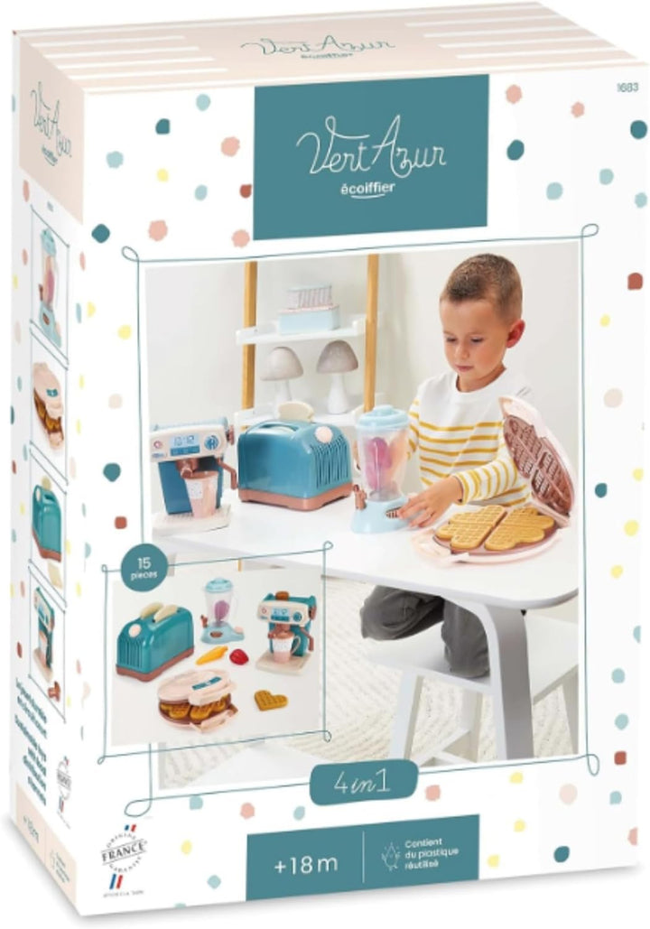 Toys Ecoiffier – 1683 – Super Pack Haushaltsgeräte 4 in 1 – Spiel Imitation – ab 18 Monaten