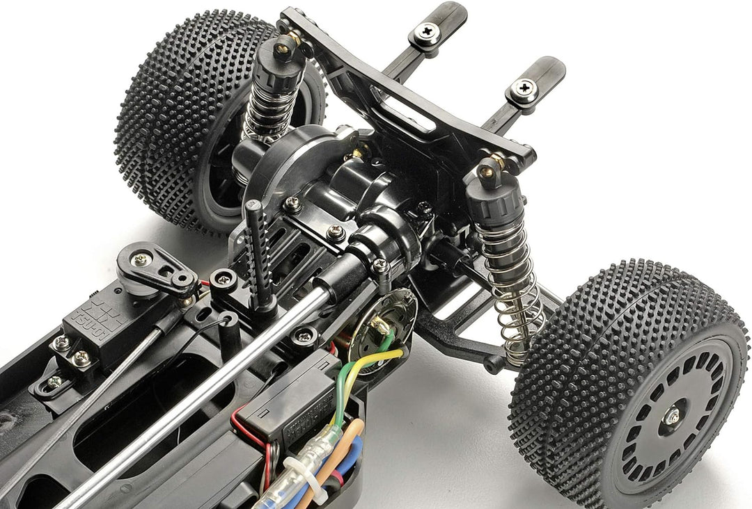 Tamiya 300158370 1:10 Dark Impact 4WD Buggy DF-03, ferngesteuertes Auto, RC Fahrzeug, Modellbau, Bau