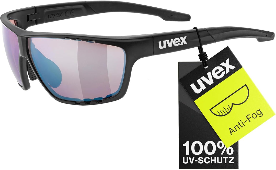Uvex Unisex Sportstyle 706 Cv Sportbrille (1er Pack) Einheitsgrösse black mat/outdoor, Einheitsgröss