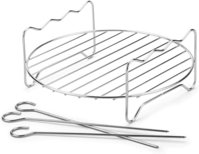 Ufesa Heissluftfritteuse Zubehör Set 4 Teile 3,5 l oder mehr, Kuchen, Grill, Pinsel, Toasthalter und