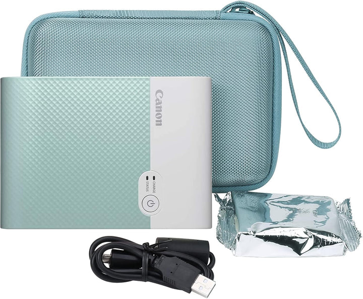 co2CREA Hart Tasche für Canon SELPHY Square QX10 Tragbarer Fotodrucker kompatibel für Druck-Set XS-2