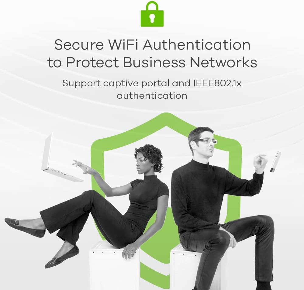 Zyxel Multi-Gig WiFi 6 AX3000 PoE Access Point für kleine Unternehmen | 2,5G PoE-Uplink mit 3x3 + 2x