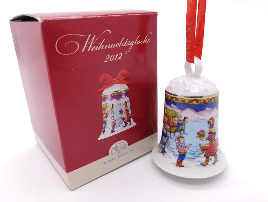 Hutschenreuther Porzellanglocke Weihnachtsglocke 2012 OVP