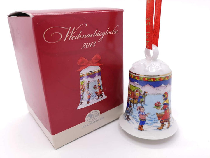 Hutschenreuther Porzellanglocke Weihnachtsglocke 2012 OVP