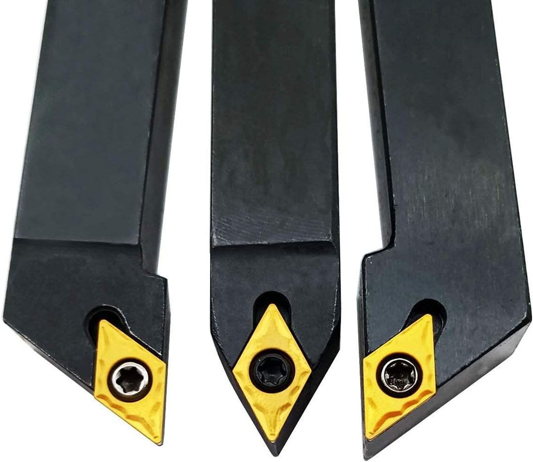 3PCS 1/2"CNC Drehmaschine Hartmetall Drehwerkzeuge Insert Holder Set SDNCN1212H07 + SDJCL1212H07 + S