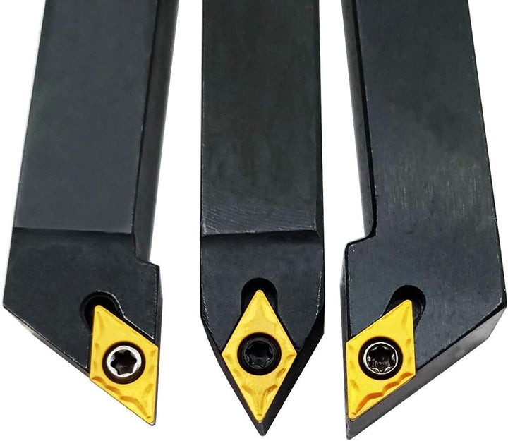 3PCS 1/2"CNC Drehmaschine Hartmetall Drehwerkzeuge Insert Holder Set SDNCN1212H07 + SDJCL1212H07 + S