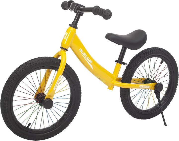 Bueuwe Kinder Laufrad 16 Zoll ab 4-7 Jahre für Mädchen und Junge, Kinderlaufrad mit Verstellbarem Sa