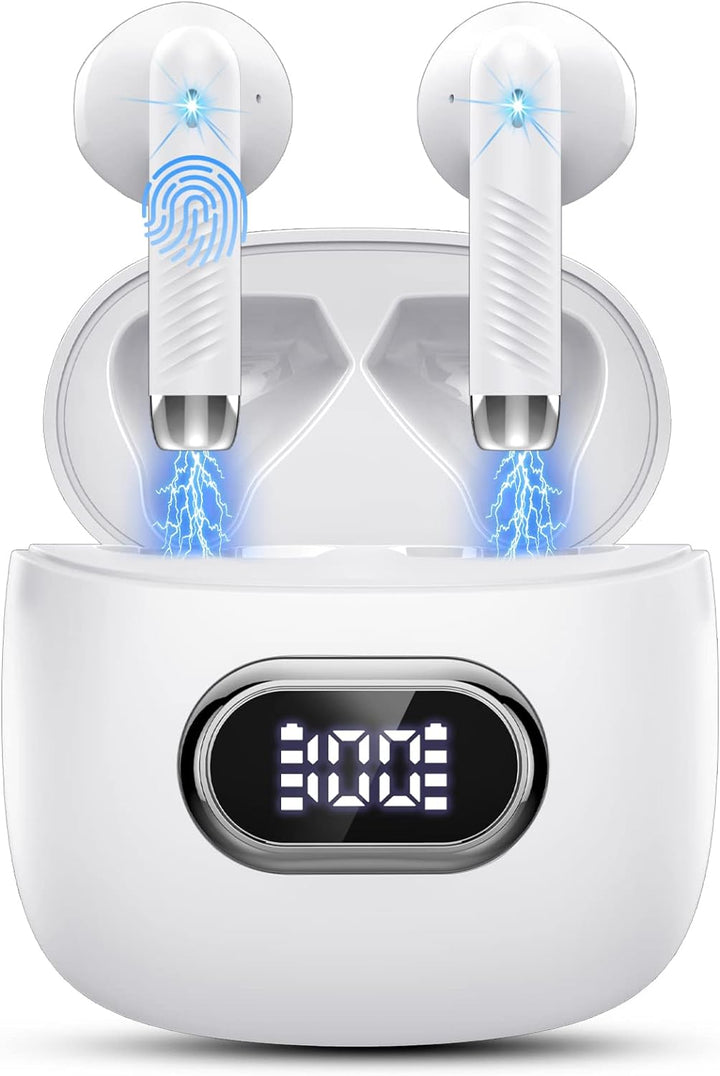 Bluetooth Kopfhörer In Ear Kopfhörer Kabellos Bluetooth 5.3 mit 4 ENC Mic, 2023 Neue Kabellose Kopfh