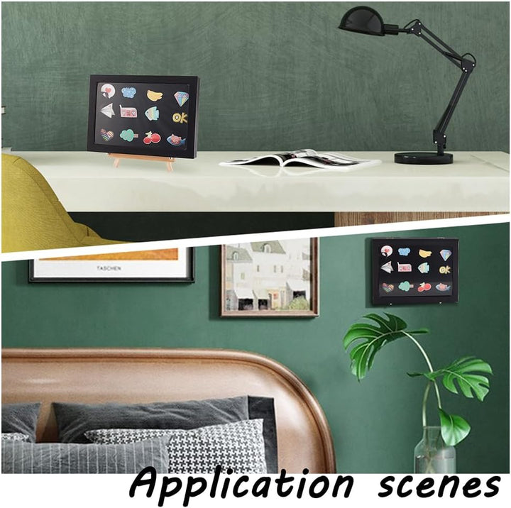 OLYCRAFT Vitrine Für Anstecknadeln Aus Samt Vitrine Mit Durchsichtigem Glasfenster Vitrine Für Anste