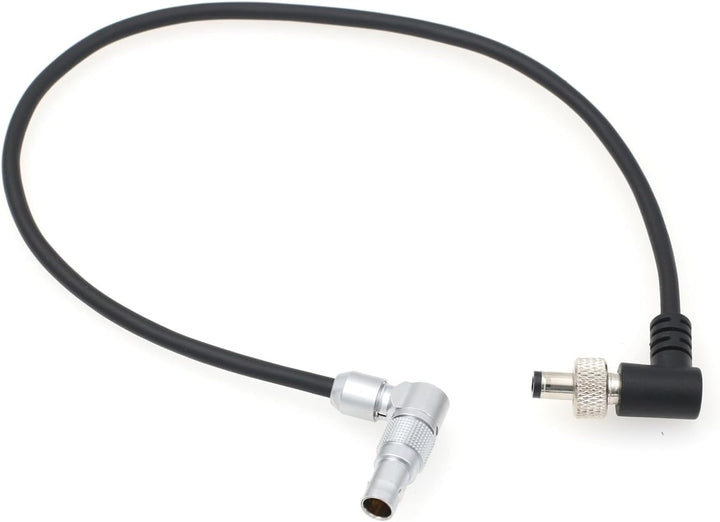 HangTon gedreht rechtwinklig 0B 2 Pin zum verriegelnden DC Barrel Stromkabel für Z Cam E2-F6 S6 F8 K