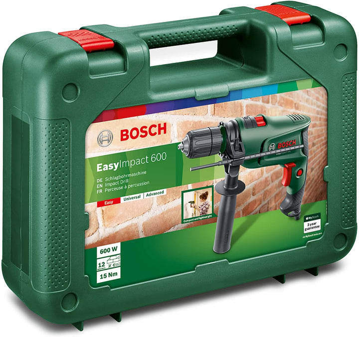 Bosch Home and Garden Bosch Schlagbohrmaschine EasyImpact 600 (600 Watt, im Koffer), EasyImpact 600