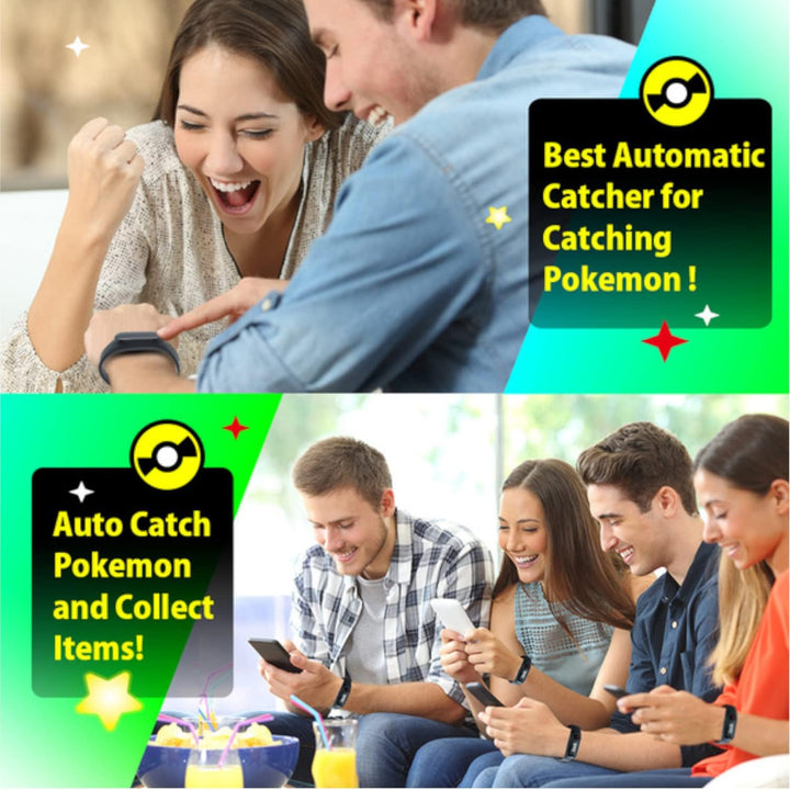 Mcbazel Brook Pocket Auto Catch Plus Wristband Update Version Auto Fang Pokemon/Auto Spin Pokestop/A