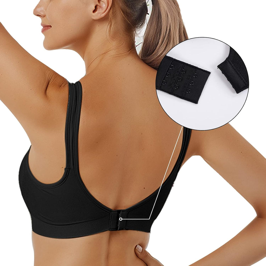 Vertvie Damen 1/2/3er Set Sport BH Einfarbig Ohne Bügel Bustier Klassische Bequem Stretch Bra Mittle