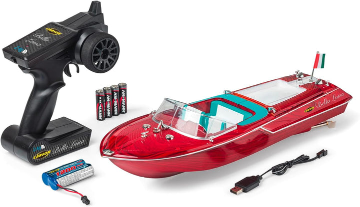 Carson 500108055 Bella Luisa 2.4GHz 100% RTR - RC, Ferngesteuertes Boot für Kinder, Sicherheitsschal