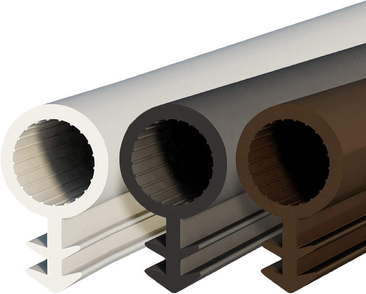 DQ-PP SCHLAUCHDICHTUNG | schwarz | 10 Meter | TPE Gummi | STD-03 | Schlauchdurchmesser: 8mm Nutbreit