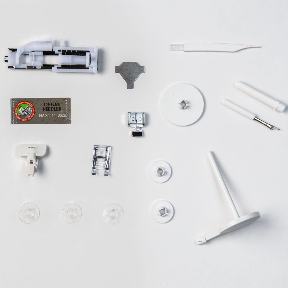Janome MOD-30 Computerisierte Nähmaschine mit 30 eingebauten Stichen, 3 Ein-Schritt-Knopflöchern, Dr