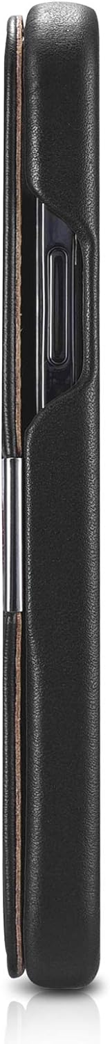 Mobiskin Hülle kompatibel mit Apple iPhone 12 PRO MAX (6,7 Zoll), Handyhülle mit echtem Leder, Case,