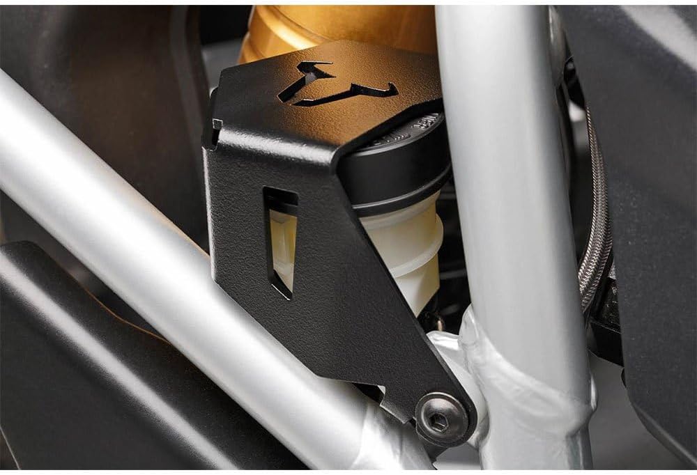 SW-MOTECH Bremsflüssigkeitsbehälter-Schutz, Schwarz für BMW R1200GS LC/Adv/Rallye, R1250GS