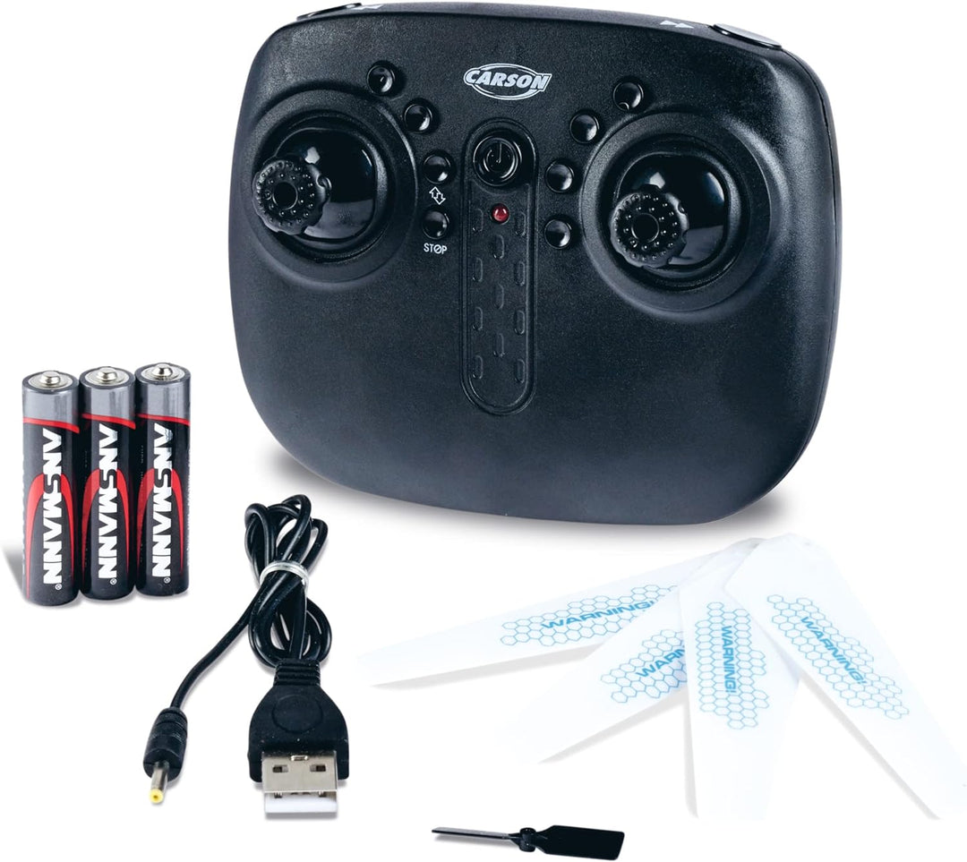 Carson 500507169 Eagle 280 Crash Stop 2,4 GHz 100% RTF – RC Heli, Ferngesteuerter Helikopter, Robust