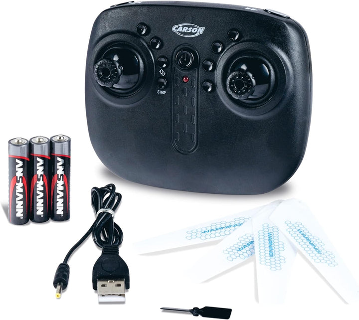 Carson 500507169 Eagle 280 Crash Stop 2,4 GHz 100% RTF – RC Heli, Ferngesteuerter Helikopter, Robust