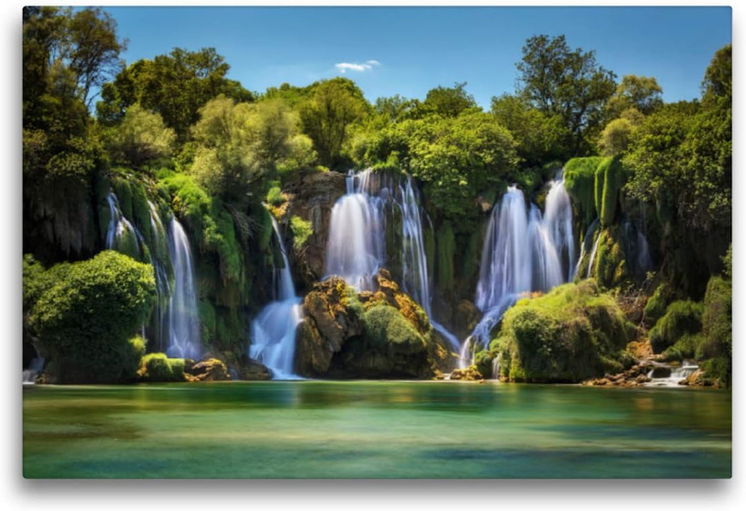 CALVENDO Kravica-Wasserfälle - Bosnien und Herzegowina 75x50cm, 75x50cm