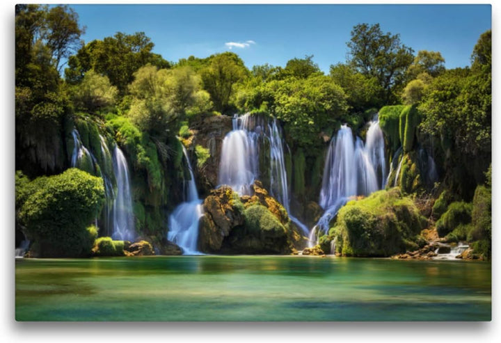 CALVENDO Kravica-Wasserfälle - Bosnien und Herzegowina 75x50cm, 75x50cm