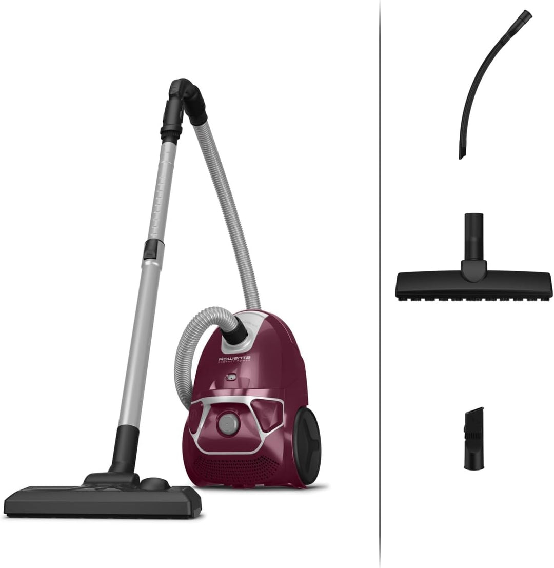 Rowenta Compact Power Staubsauger | RO3969EA | mit Beutel | 750 Watt | Staubvolumen: 3 Liter | 2-in-