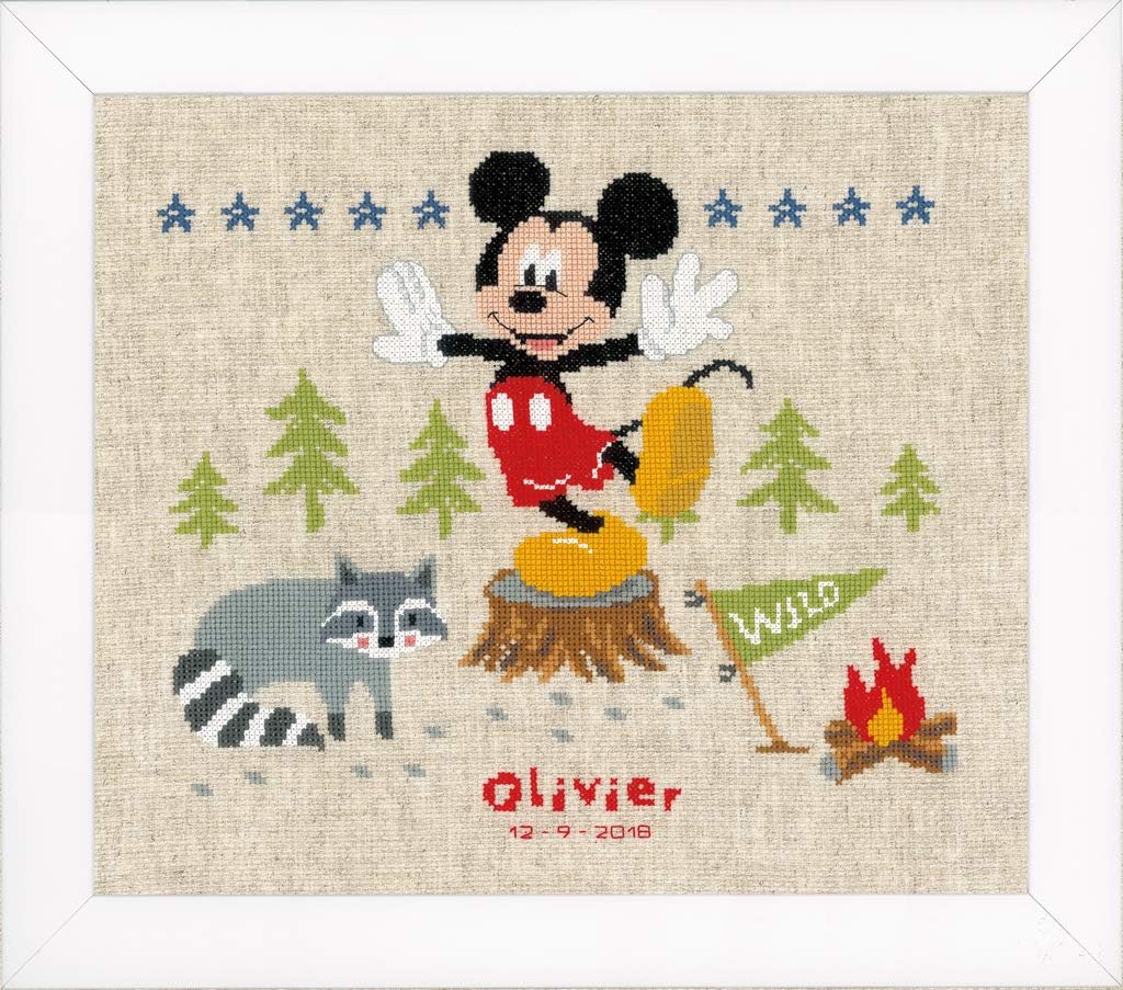 Vervaco Stickpackung Disney Woodys Abenteuer, Zählmuster Zählmusterpackung, Baumwolle, Mehrfarbig, 2