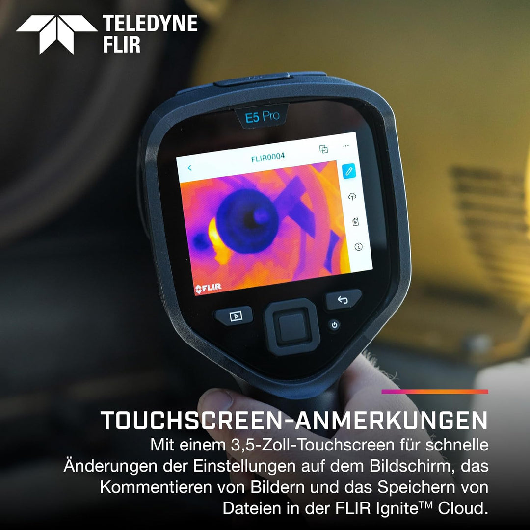 FLIR E5 Pro - Commercial Thermal Imaging Camera with Wifi. High Resolution Infrared Cameara with FLI