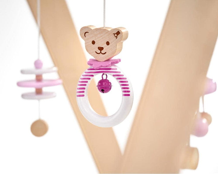 Selecta Bear 64306 Steiff Spieltrapez aus Holz, rosa, 59 cm