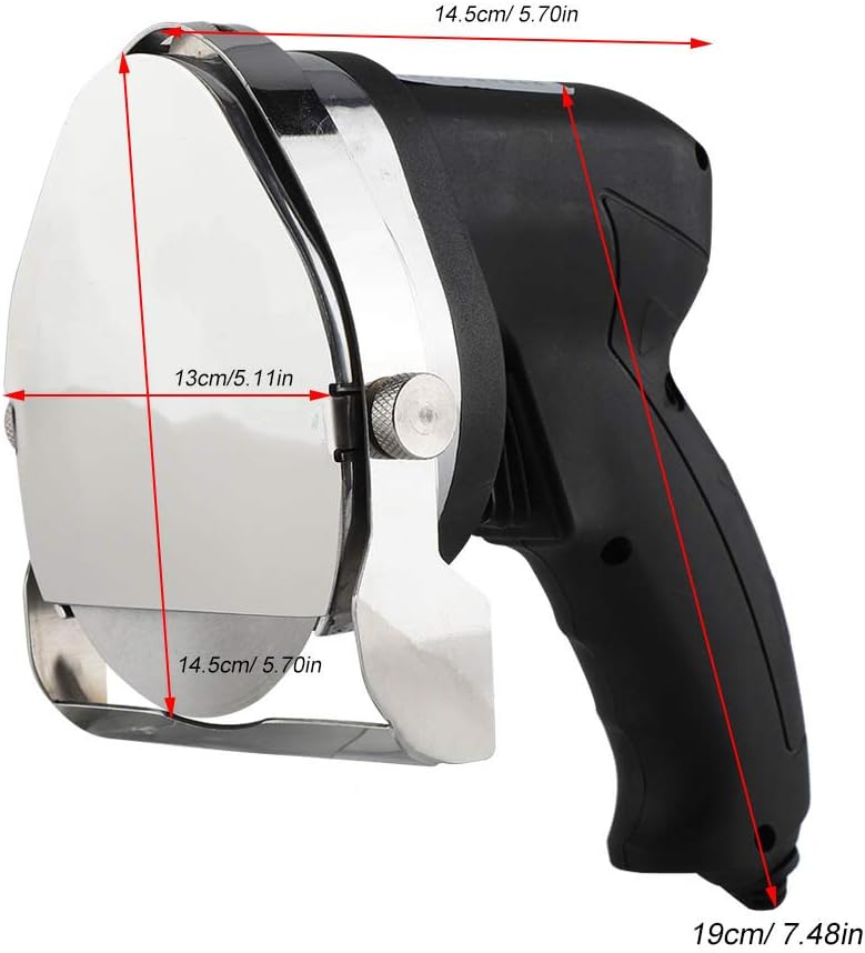GOTOTOP 220 V elektrisches Grillmesser 80 W elektrischer Grillschneider – Edelstahlklinge – ergonomi