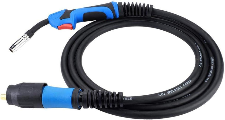 MIG/MAG Schweissbrenner, Schlauchpaket MB15 Welding Torch CO² Schutzgas Schweissbrenner 4m, mit Euro