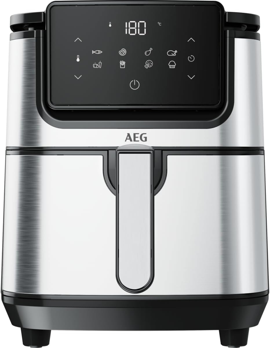 AEG AF6-1-4ST Heissluftfritteuse / Frittieren / Grillen / Braten / Backen ohne/wenig Öl / 8 Programm