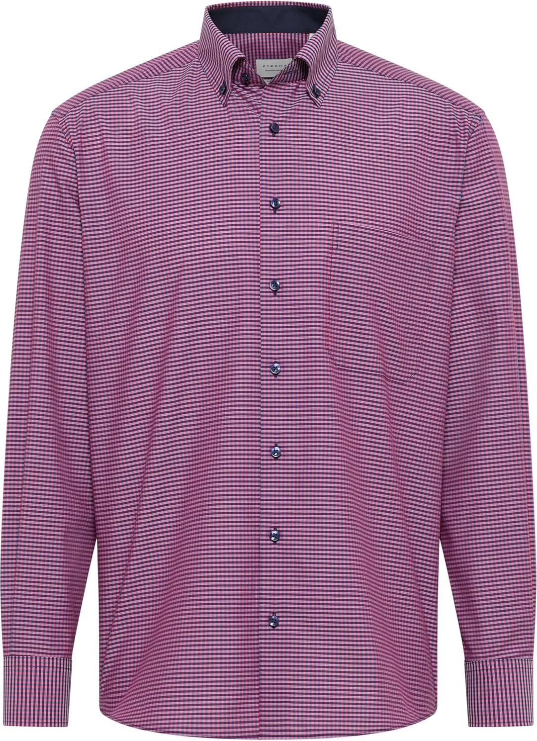 eterna Herren Popeline Hemd Comfort FIT 46 Kragen / 67 Ärmel Sunset Red, 46 Kragen / 67 Ärmel Sunset