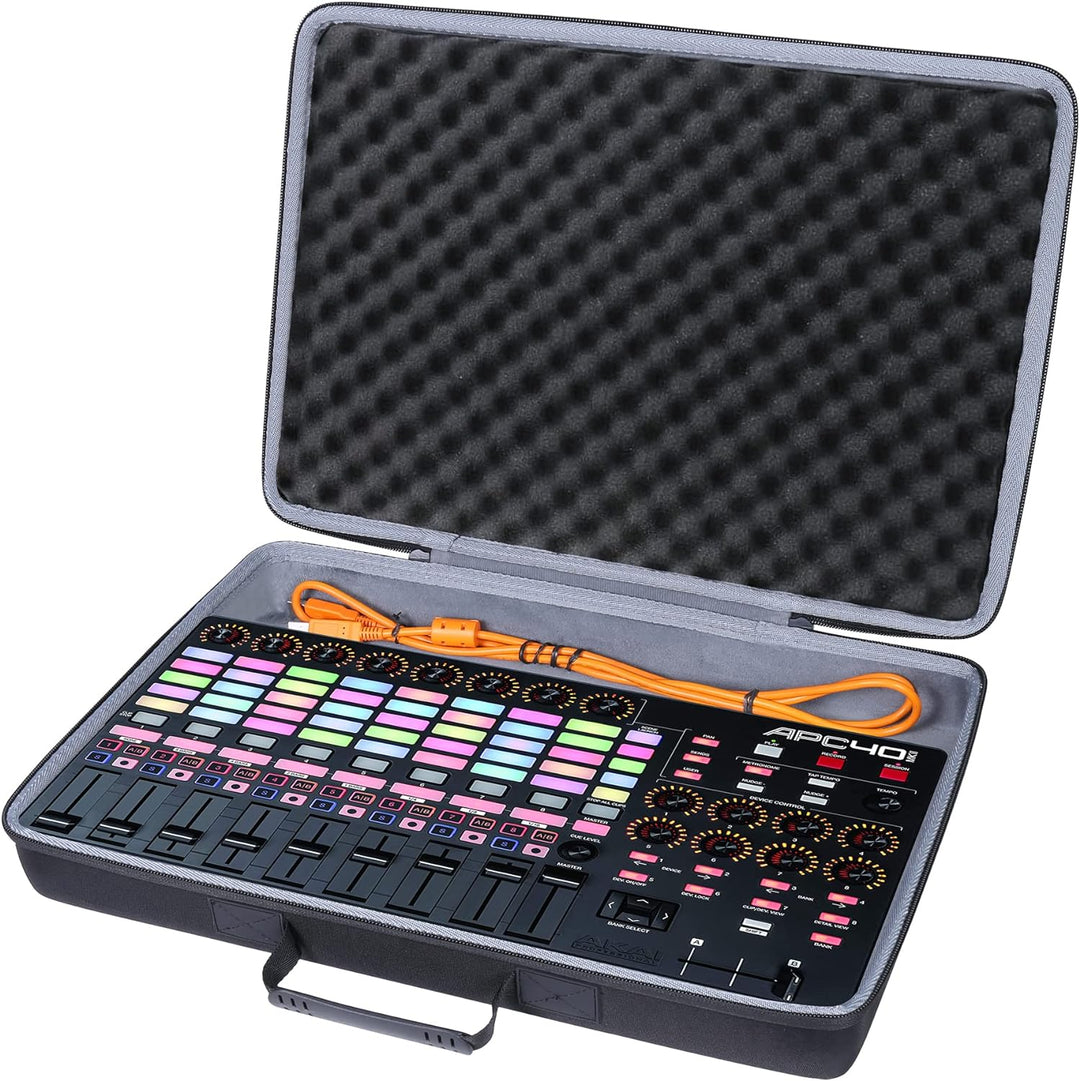 co2CREA Hart Reise Schutz Hülle Etui Tasche für AKAI Professional APC40 MKII USB Powered Ableton Liv