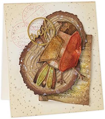 Sizzix Tim Holtz 664231 Stanzschablone, Motiv "Patchwork", mehrfarbig, Einheitsgrösse