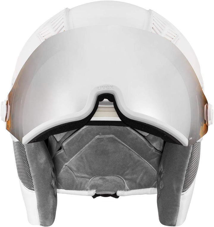 uvex hlmt 600 visor - Skihelm für Damen und Herren - mit Visier - individuelle Grössenanpassung - al