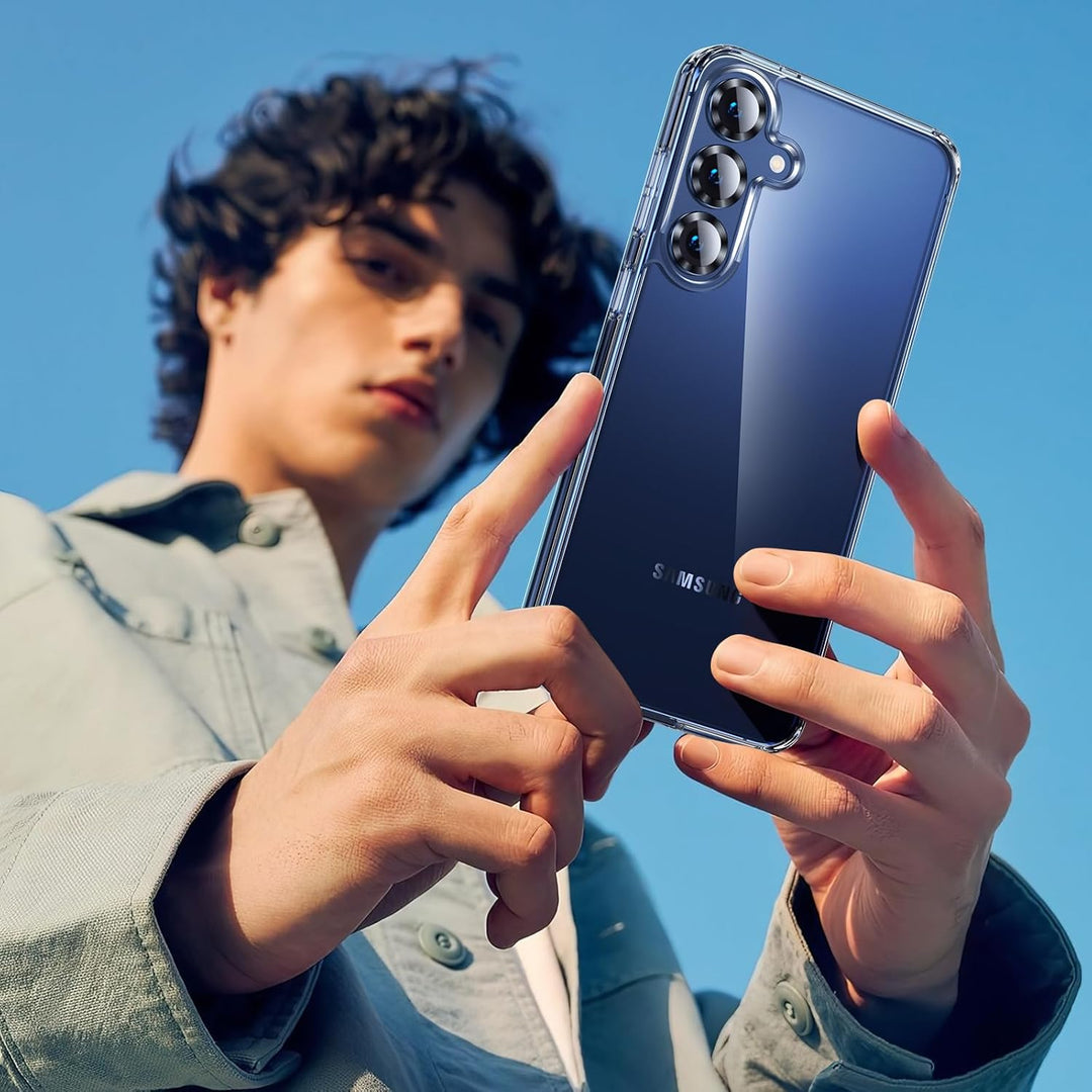 UniqueMe für Samsung Galaxy S25 Hülle - Handyhülle für Samsung S25 Case, 5 in 1 Set Rundumschutz Sch