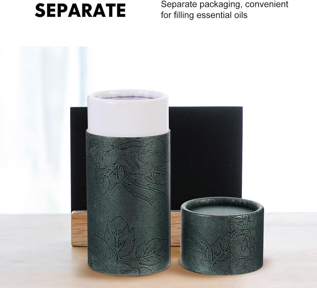 Ciieeo Kraftpapier Röhren Leere Kraftpapierdose Tube Kartons 20 ?therisches ?l Flasche Verpackungsbo