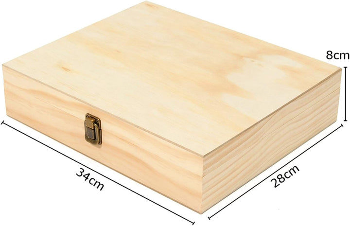 CHSEEA Ätherisches Öl Display Ständer Gestell Halter Organisator, 68 Löcher Holz Box Veranstalter Au