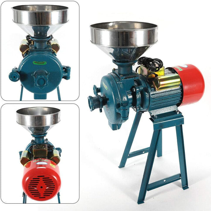 1500W elektrische Mühle Maschine Trockengetreide Mühle Reismais Getreide Kaffee Weizenmühle Pulver M