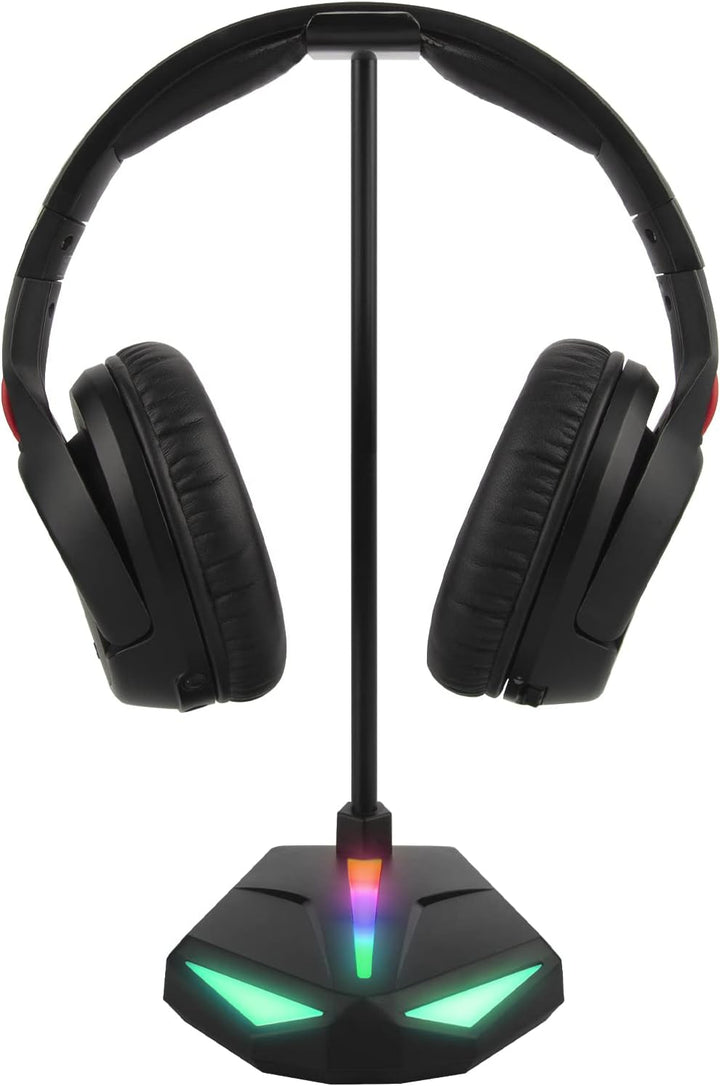 Geekria ABS RGB Kopfhörer-Ständer für Over-Ear-Kopfhörer, Gaming-Headset-Halter, Schreibtisch-Displa