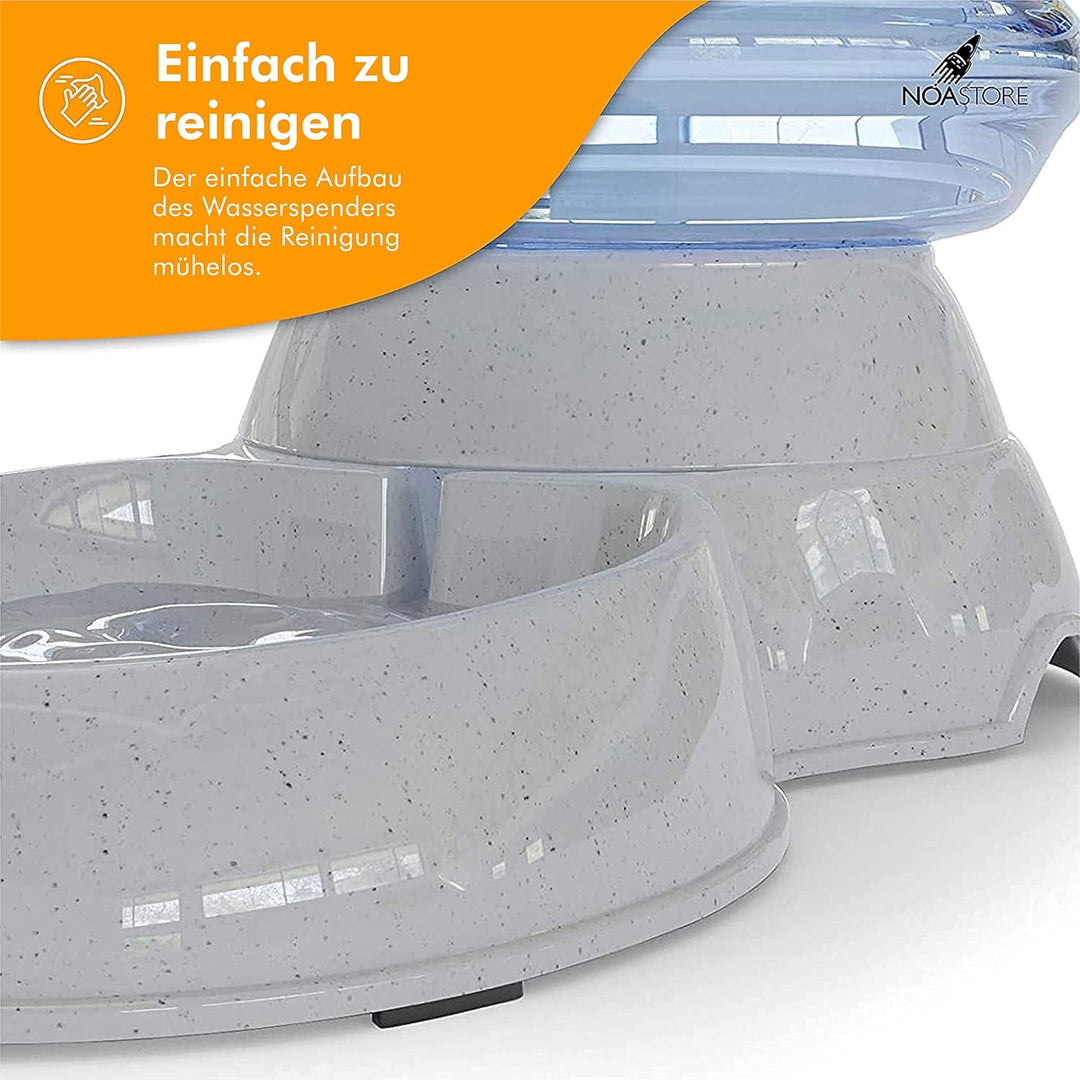 Automatischer 3.8l Wasserspender für Katzen und Hunde | Trinkbrunnen für Katze und Hund ohne Kabel |