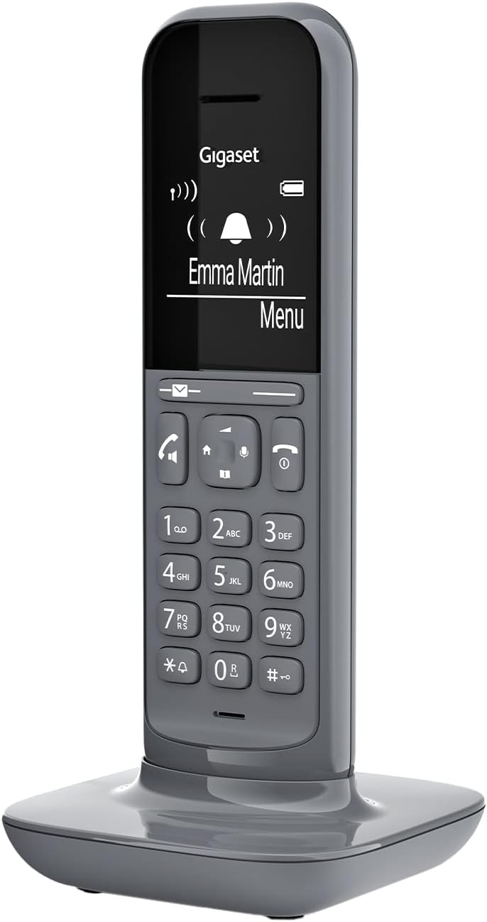 Gigaset CL390HX - Design DECT-Mobilteil mit Ladeschale - Fritzbox-kompatibel - Schnurloses Telefon f
