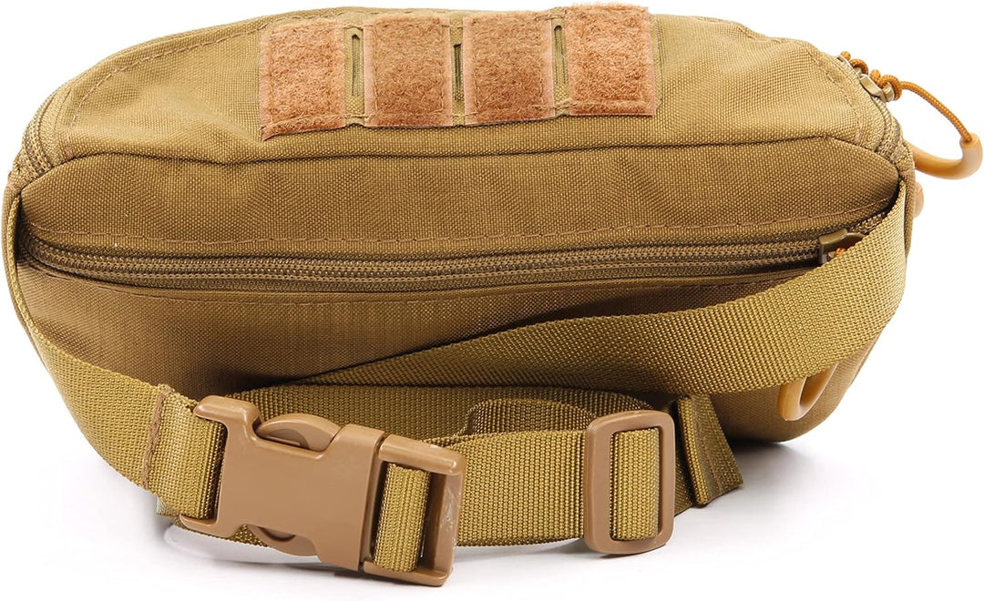 Zentauron Bauchtasche Taktisch 20 x 12 x 8 cm I Taktische Hüfttasche Gürteltasche aus hochwertigem C