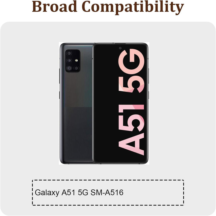 HIGHAKKU Ersatzakku EB-BA516ABY kompatibel mit Samsung Galaxy A51 5G SM-A516 with Tools, A51 5G SM-A