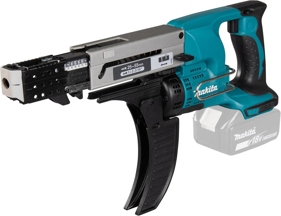 Makita DFR550Z Akku-Magazinschrauber 25-55mm 18 V (ohne Akku, ohne Ladegerät) ohne Akku, ohne Ladege
