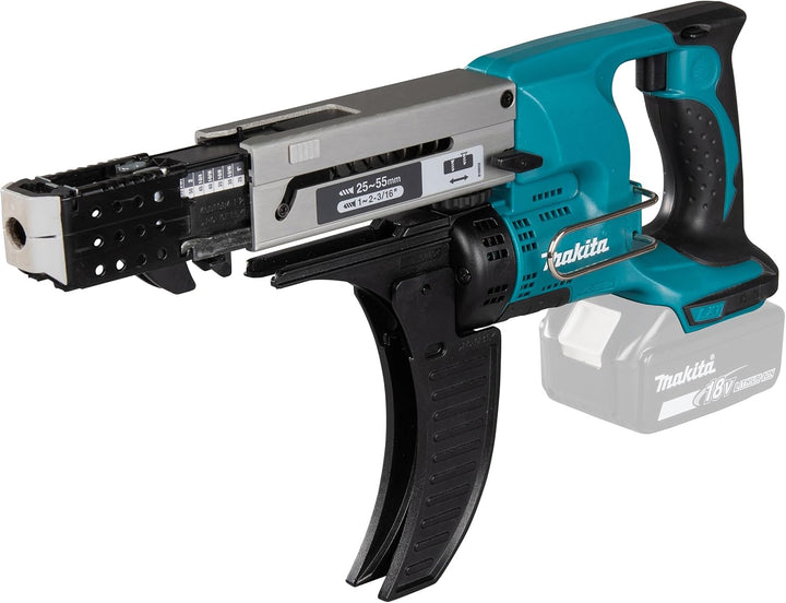 Makita DFR550Z Akku-Magazinschrauber 25-55mm 18 V (ohne Akku, ohne Ladegerät) ohne Akku, ohne Ladege
