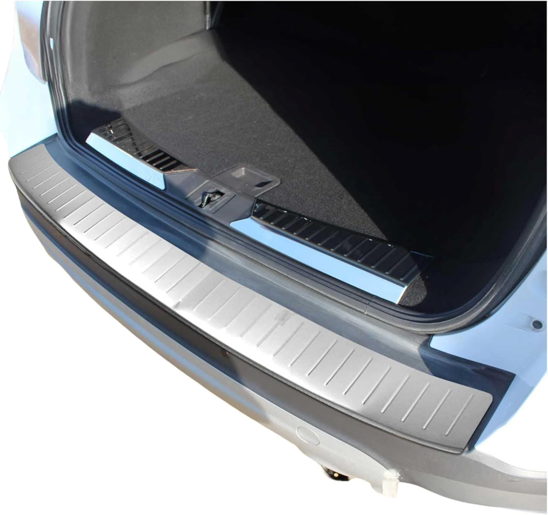 Ladekantenschutz Edelstahl Kompatibel mit Ford Kuga II 2013-2020 Abkantung Gebürstet 1 TLG