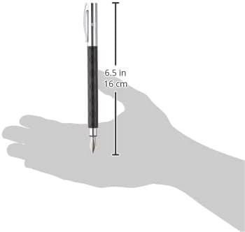 Faber-Castell 148923 - Füllfederhalter AMBITION Edelharz Rhombus, Feder: B, inklusive Geschenkverpac